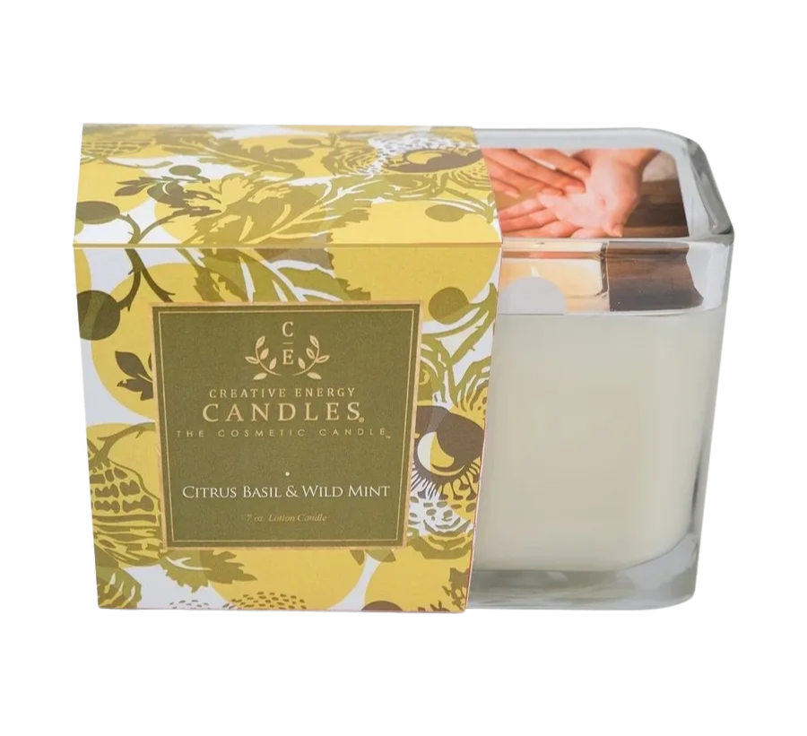 Citrus Basil & Wild Mint Soy Lotion Candle
