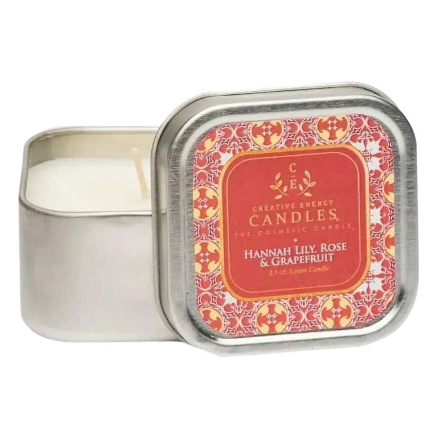 Hannah Lily, Rose & Grapefruit Soy Lotion Candle