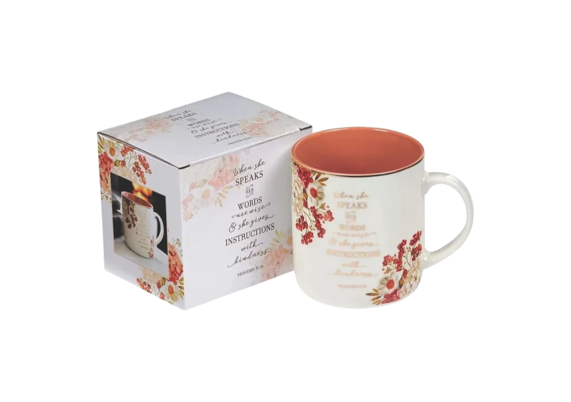 When She Speaks Ceramic Coffee Mug