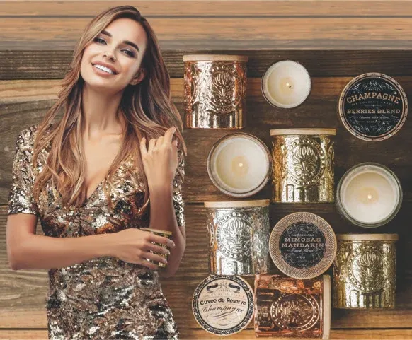 Champagne Candle Collection