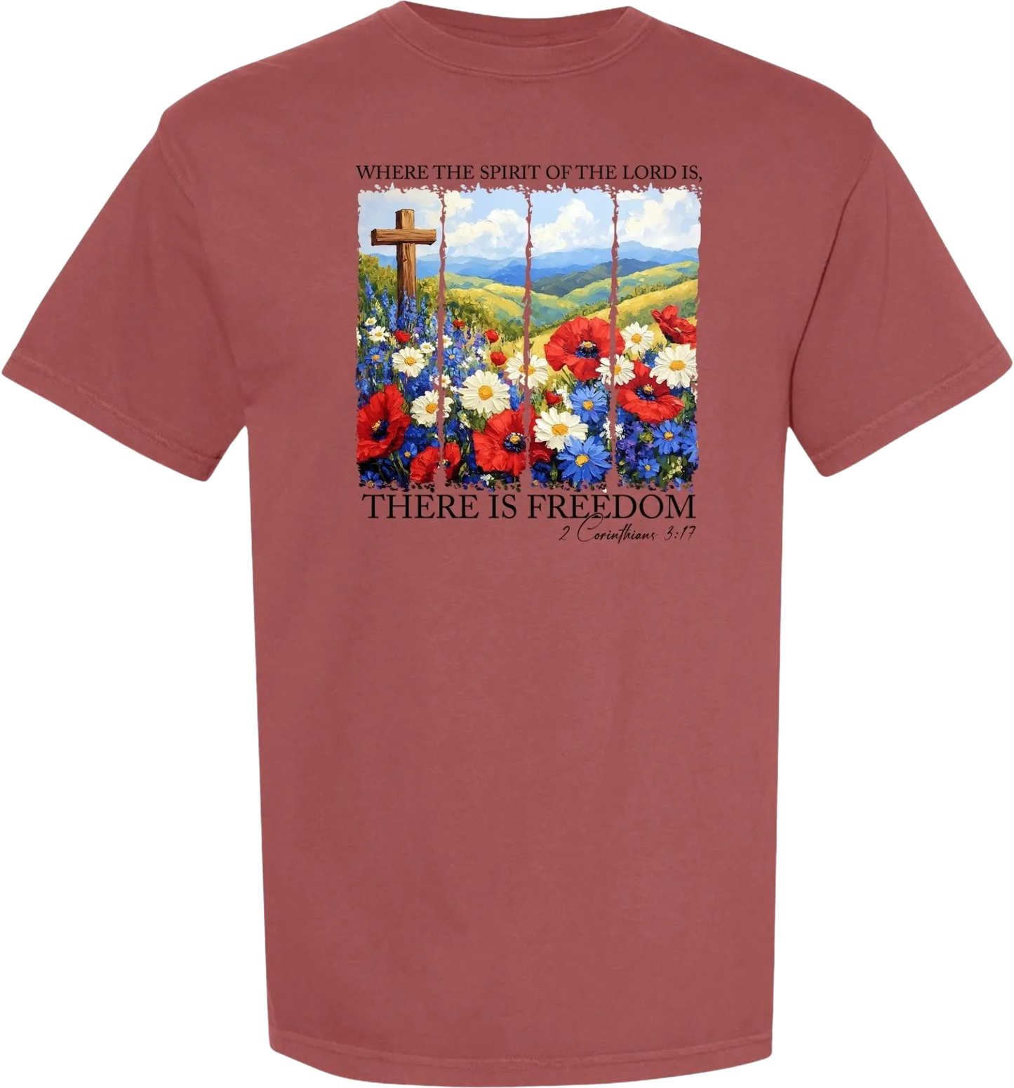 There is Freedom short sleeve tee shirt