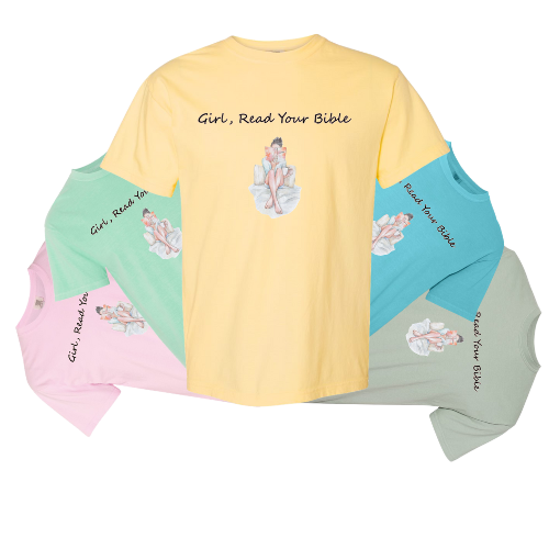 Girl Read Your Bible short sleeve tee shirt