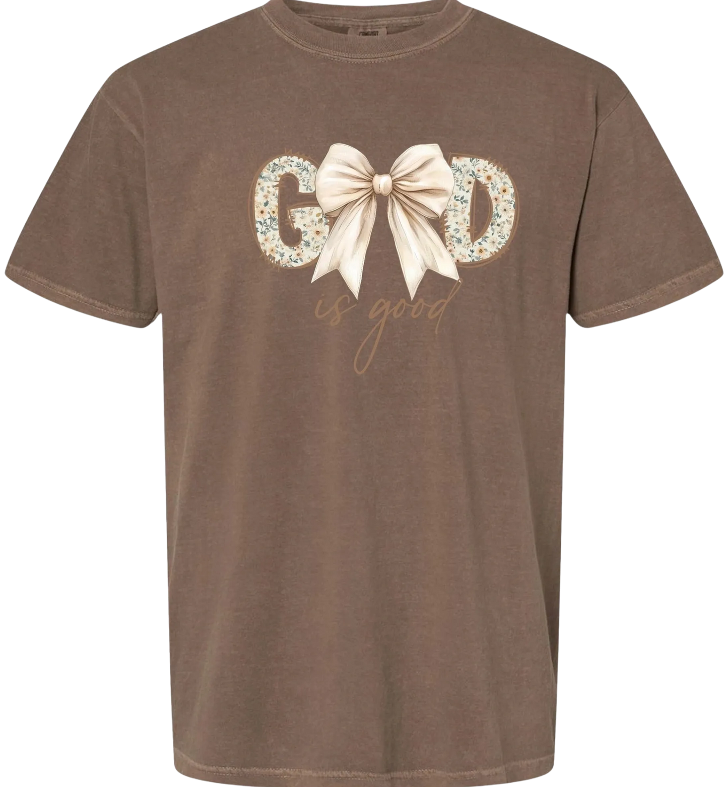 God Is Good Bow short sleeve tee shirt