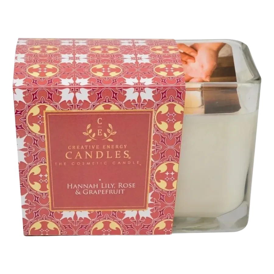 Hannah Lily, Rose & Grapefruit Soy Lotion Candle