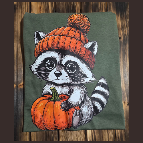 Beenie Raccoon short sleeve tee shirt