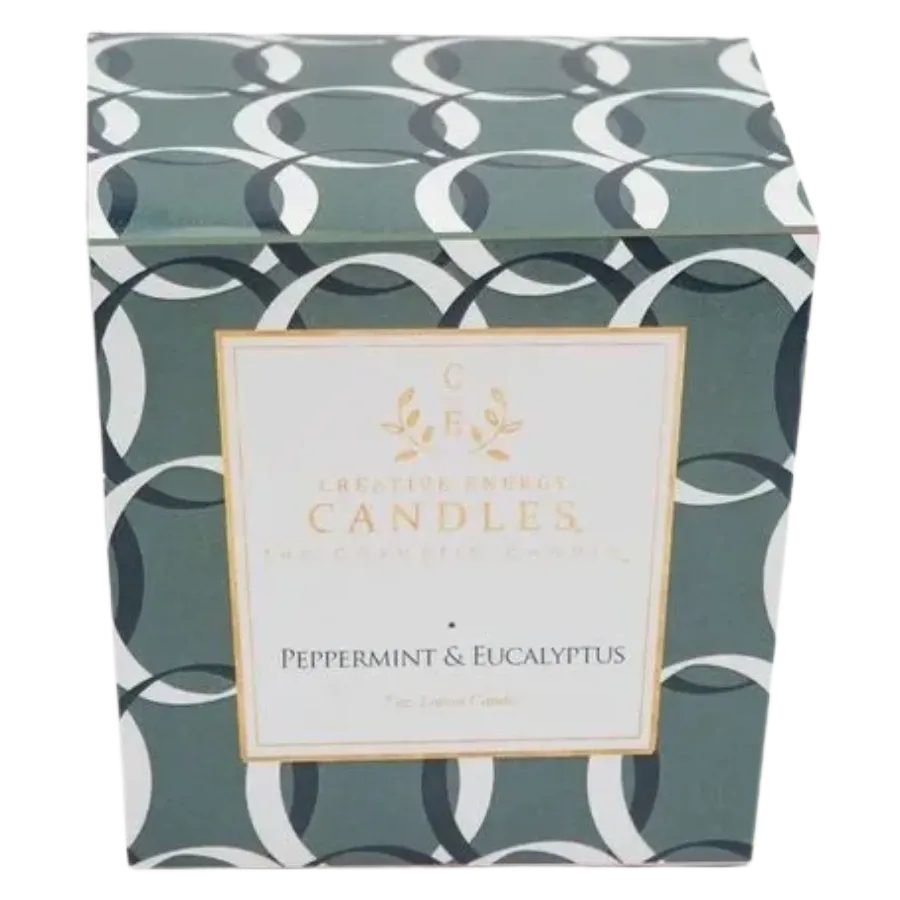 Peppermint & Eucalyptus Soy Lotion Candle