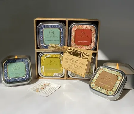 Solstice Gift Set 2-in-1 Soy Lotion Candles