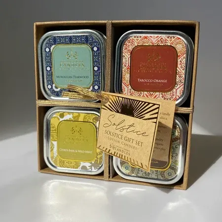 Solstice Gift Set 2-in-1 Soy Lotion Candles