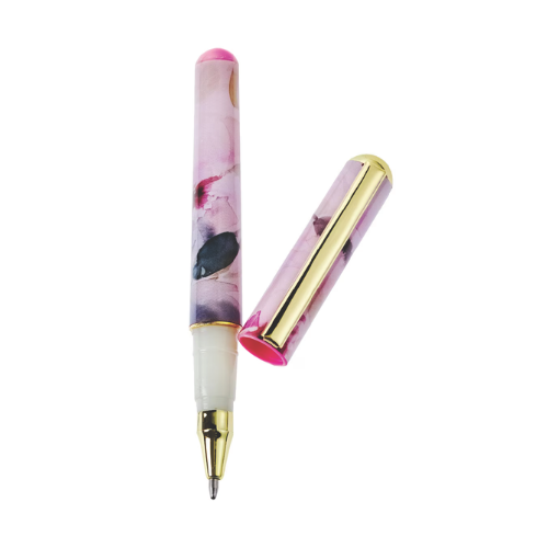 Trust in the Lord Purple Blooms Note Block with a Pen