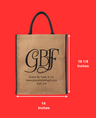 Grace By Faith Jute Shopper