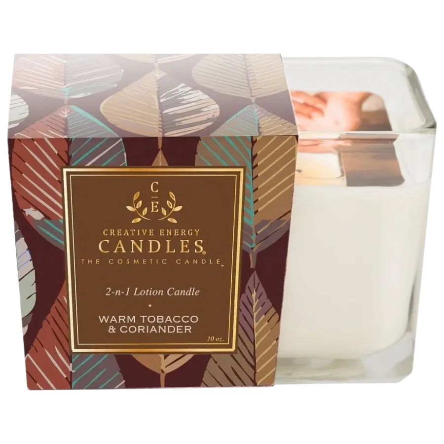 Warm Tobacco & Coriander Soy Lotion Candle