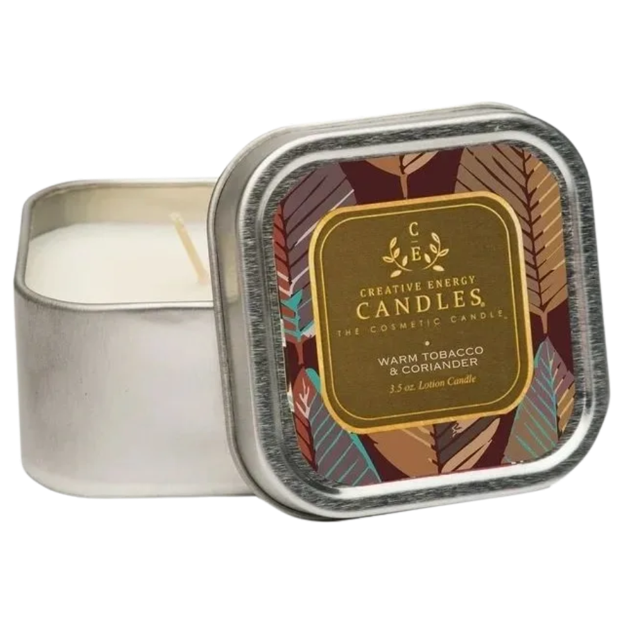 Warm Tobacco & Coriander Soy Lotion Candle