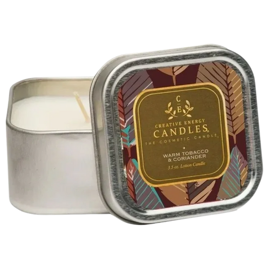 Warm Tobacco & Coriander Soy Lotion Candle