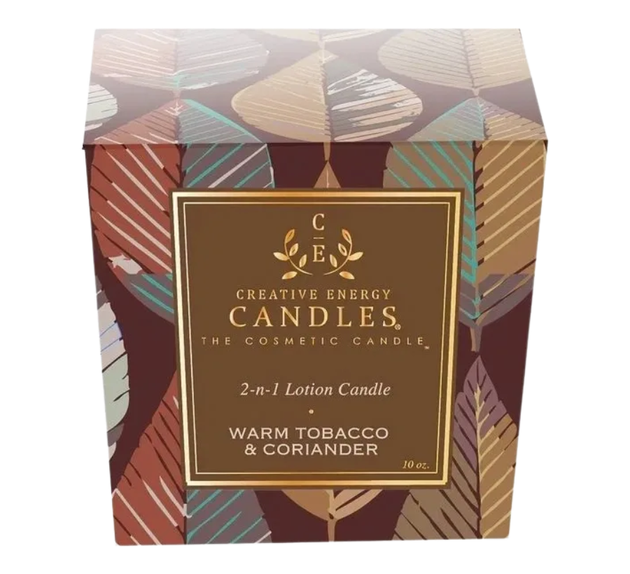 Warm Tobacco & Coriander Soy Lotion Candle
