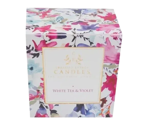 White Tea & Violet Soy Lotion Candle
